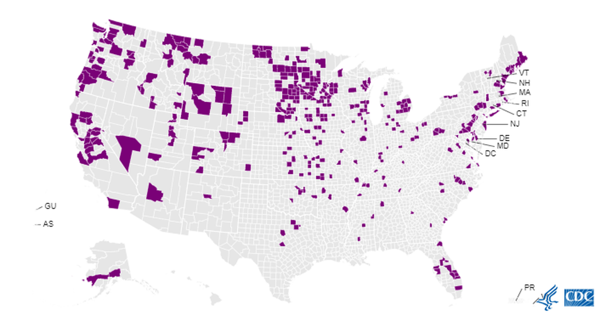 The United States has had outbreaks of avian influenza in 380 counties in 47 states from January 2022 to earlier this week.