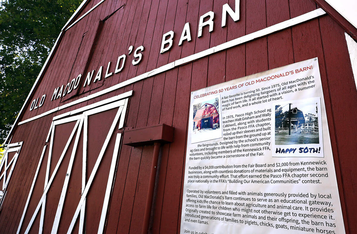 One of the Benton Franklin Fair and Rodeo's most iconic attractions, Old MacDonald’s Barn, is celebrating its 50th anniversary.