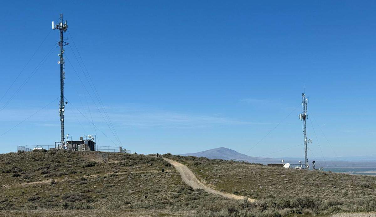 The Tri-Cities’ 911 communications system relies on a series of towers on top of mountains in the area, similar to these towers on Badger Mountain in Richland, WA.