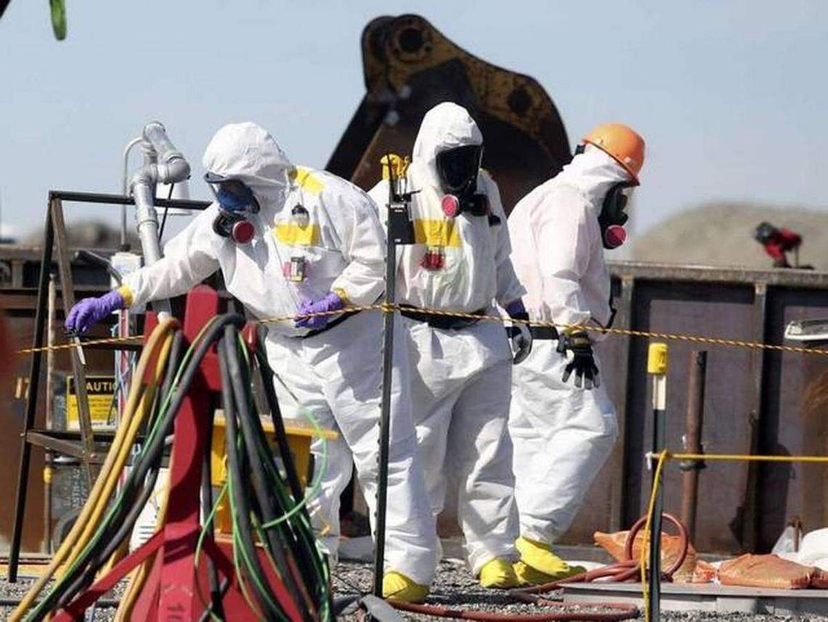 Workers at the Hanford Site are cleaning up radioactive and hazardous chemical waste left from the past production of plutonium.
