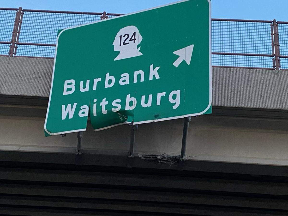 A drunk semi driver pulling an excavator hit an overpass on Highway 12 Sunday, Sept. 1.
