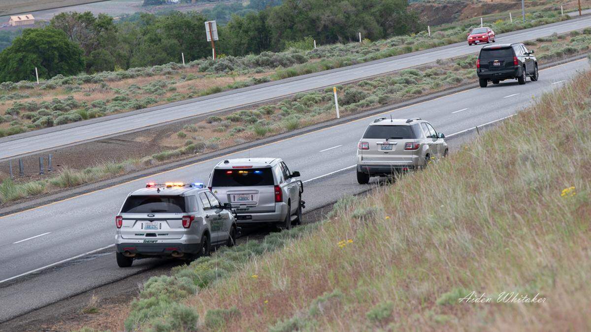 Officers initially caught up with the suspect east of Sunnyside after receiving a tip, but the child was not inside the vehicle.