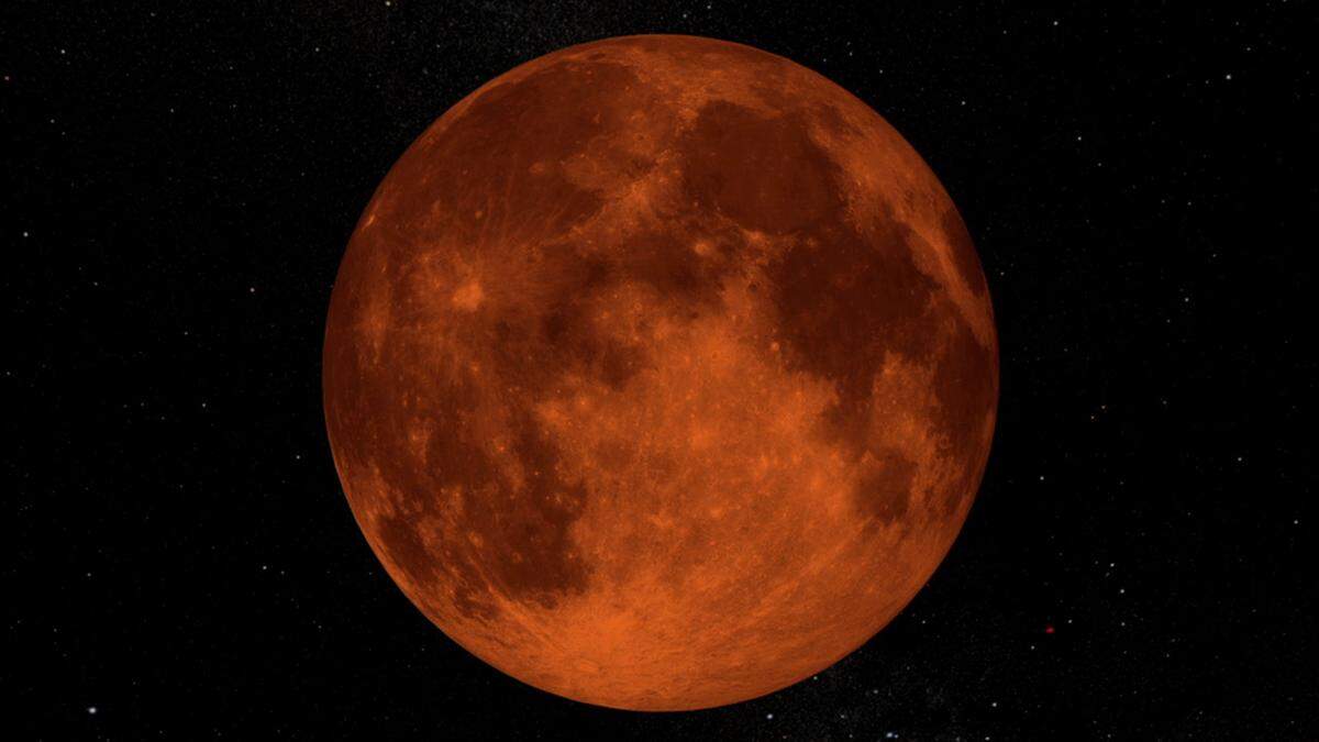A total lunar eclipse, such as the one on March 3, 2026, will turn the moon a dark orange or red.