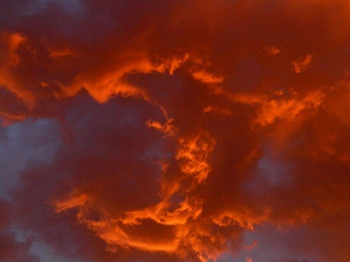 Chris Trump of Pasco took this photo of clouds during the Saturday sunrise thunderstorm.