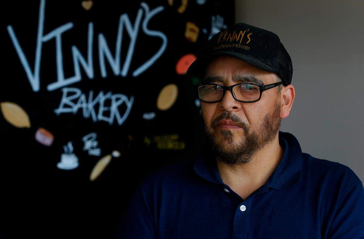 Vinicio “Vinny” Marin Gomez opened Vinny’s Bakery & Bistro in downtown Pasco in 2014.
