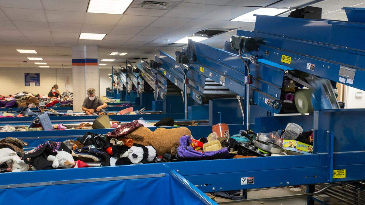 Behind the scenes at Goodwill Industries of the Columbia’s Pasco outlet store at 307 W. Columbia St.