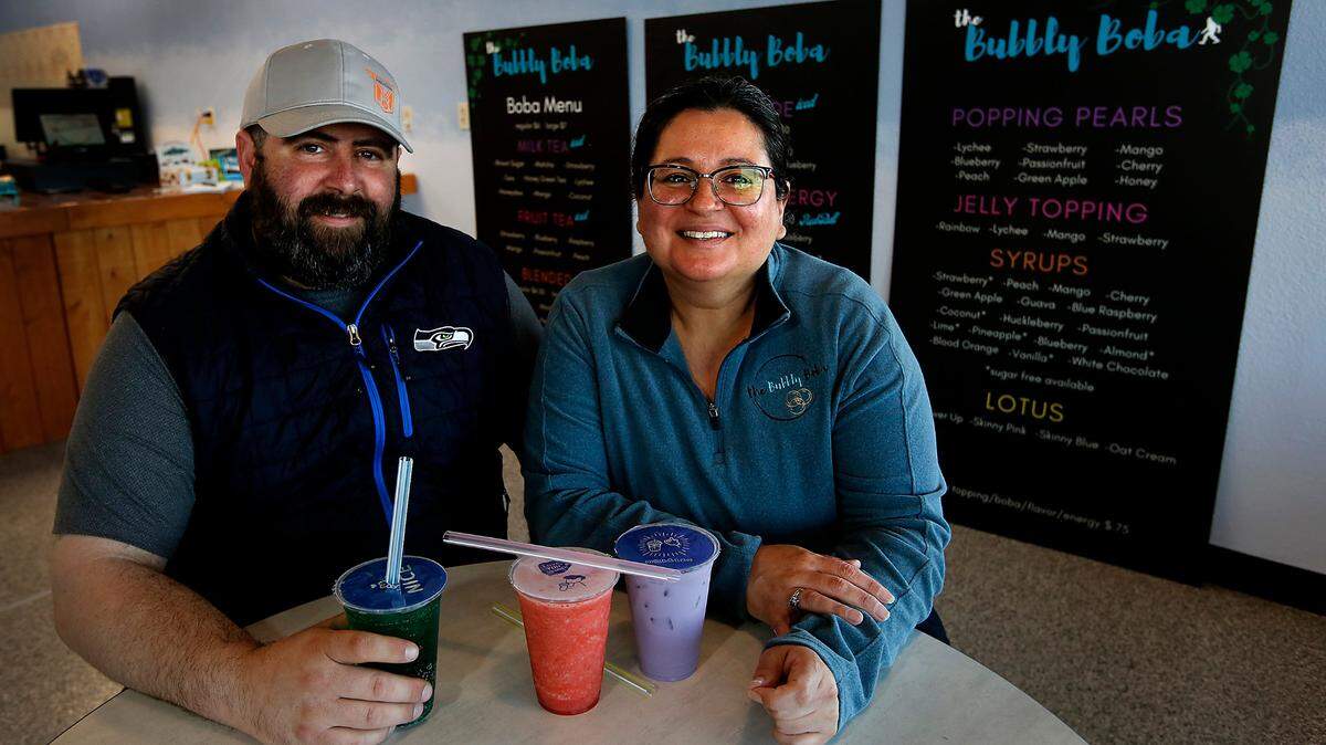 Bubbly Boba, the Tri-Cities newest independent boba shop owned by Amanda LaFollette and Brandon Fisher, opens this week in Kennewick.