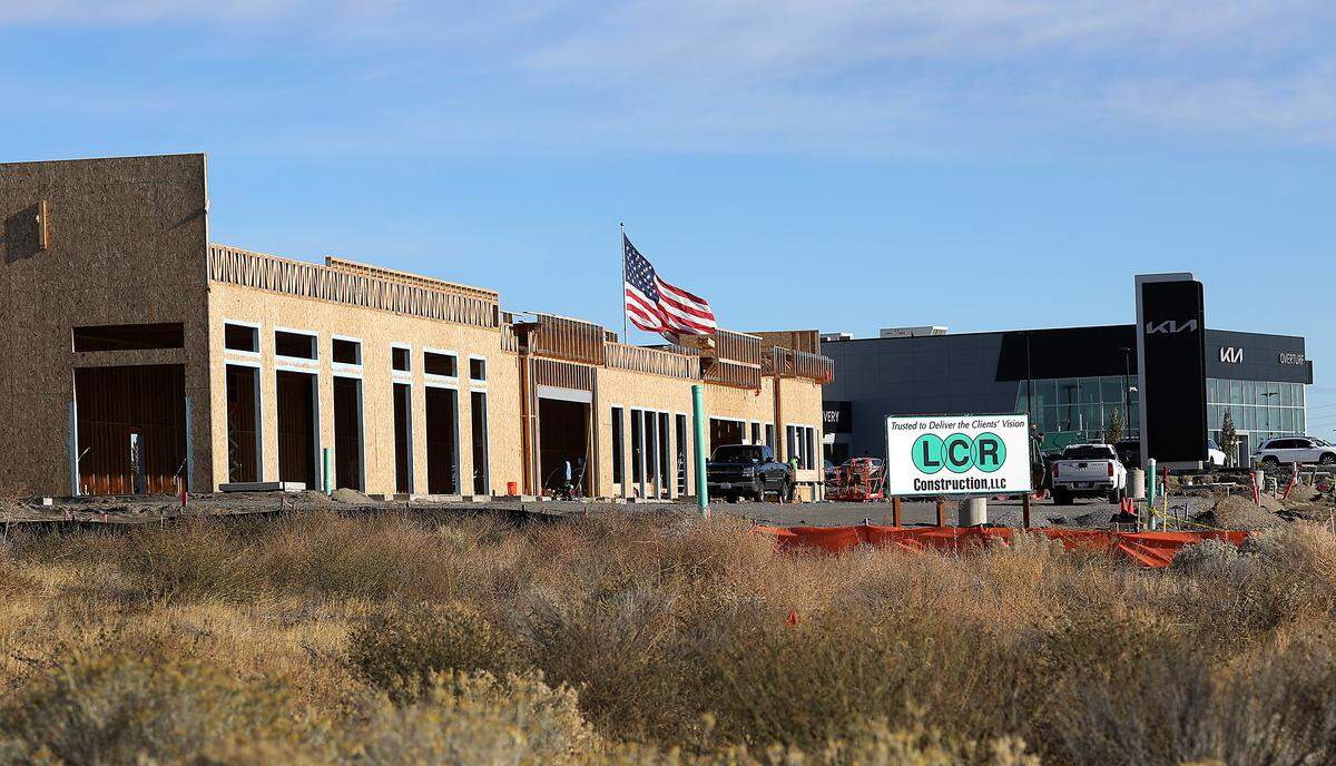 Sunridge Storage Solutions of Kennewick is building a warehouse and storage facility next to Interstate 182 in west Pasco.