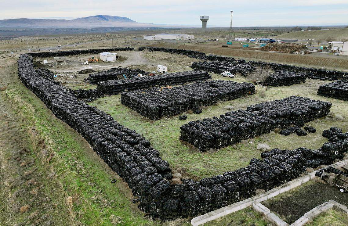 Richland is working on a plan to remove an estimated 7,100 tons of old tires abandoned at a former recycling business on Twin Bridges Road. It’s the largest stockpile of used tires on an unlicensed site in the state.