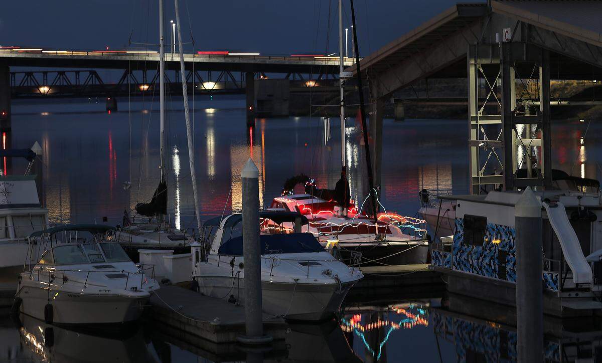 The annual lighted Christmas boat parade will travel along the Columbia River this weekend.