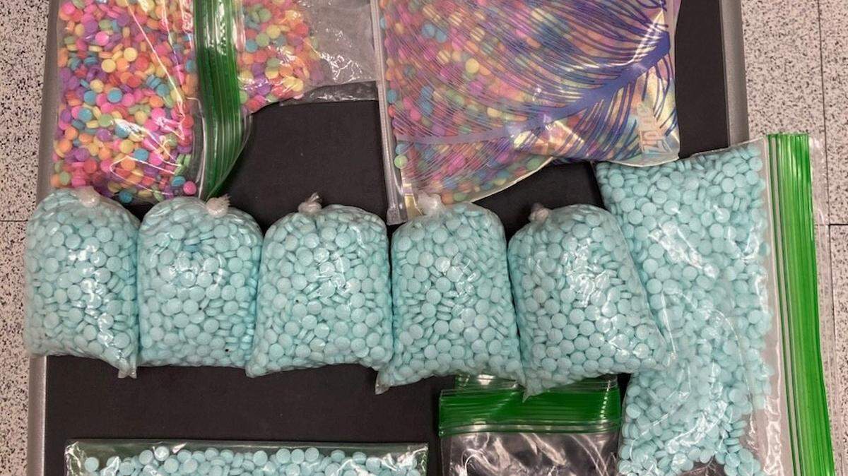 The Tri-Cities Metro Drug Task Force found 14,300 doses of fentanyl during a seizure last year. Many of them are the multi-colored “rainbow fentanyl.”