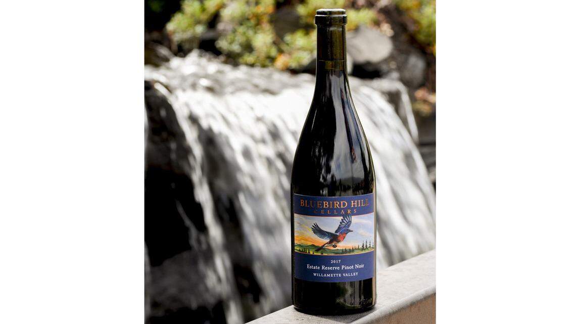 The Bluebird Hill Cellars 2017 Estate Reserve Pinot Noir earned a gold medal this summer at the Cascadia International Wine Competition.