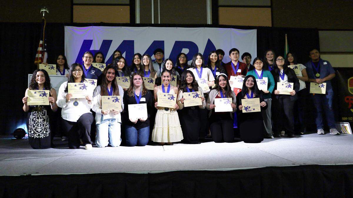 HAAP scholarship recipients were recognized at an awards ceremony in Kennewick on April 25.