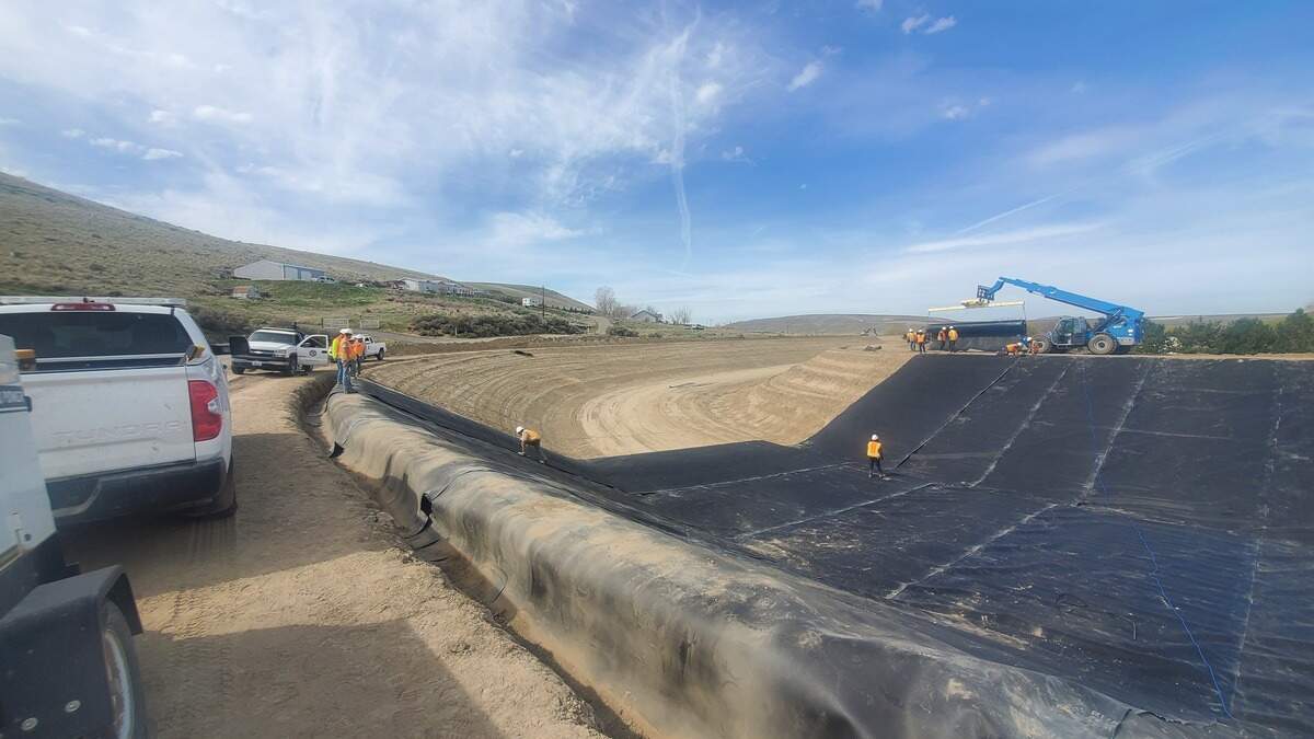 The Kennewick Irrigation District is lining and widening its main canal, which will make more water available during droughts.