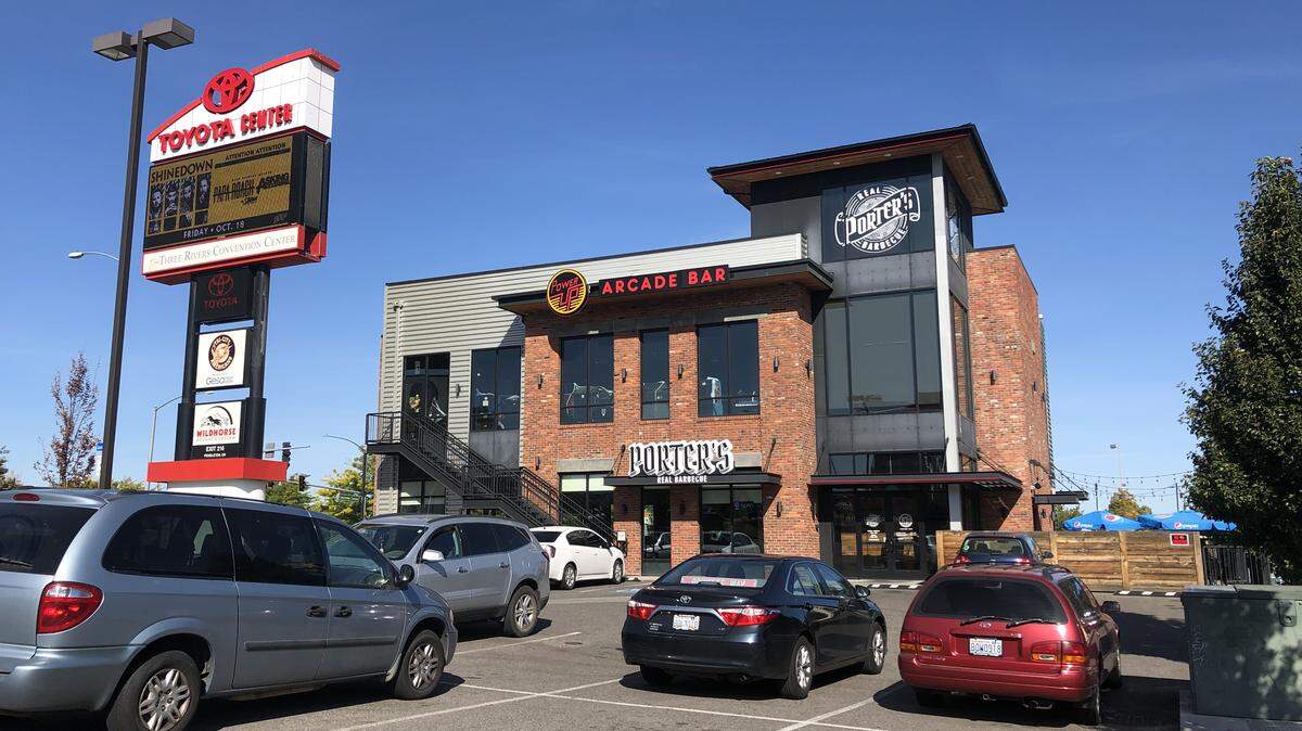 The bar arcade in Kennewick on Columbia Center Boulevard has been renamed “Power Up” after a Eugene bar accused it of violating a federal trademark in August.