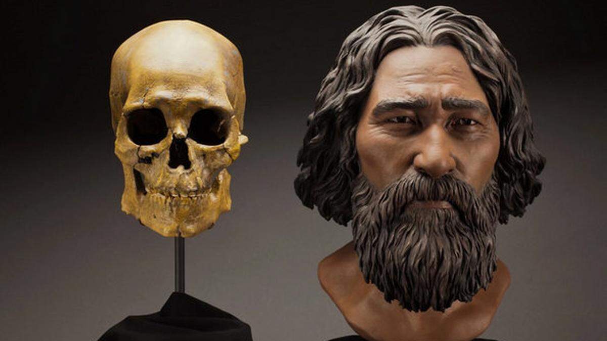 This clay facial reconstruction of Kennewick man was carefully sculpted around the morphological features of his skull, and lends a deeper understanding of what he may have looked like nearly 9,000 years ago.