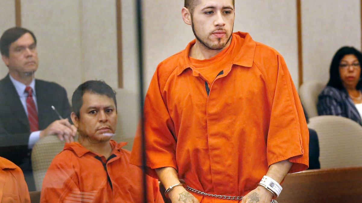 Victor A. Paniagua, 27, appears Tuesday in Franklin County Superior Court on charges of murder and assault in the shooting of his neighbor June 3 in Pasco. He is being held on $3 million bail.