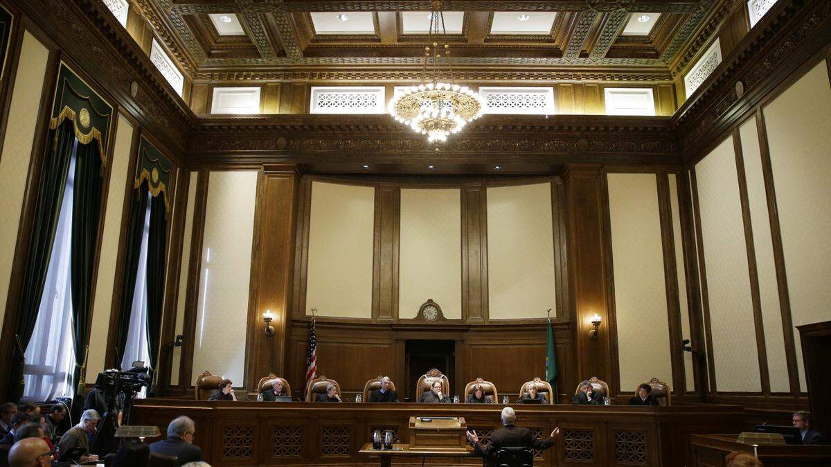 The Washington State Supreme Court in Olympia, Wash.