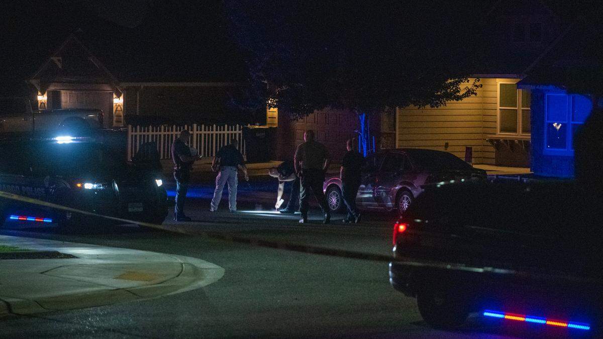 Pasco officers investigate a deadly shooting Saturday night that left one person dead and two others wounded on the 6000 block of Pimlico Drive.