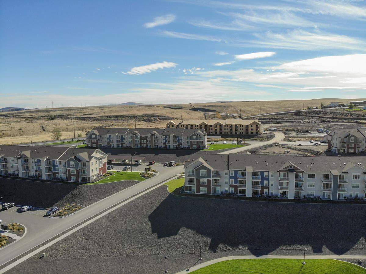 Badger Canyon Apartments on Ridgeline Road, near Desert Hills Middle School continue to add more units.