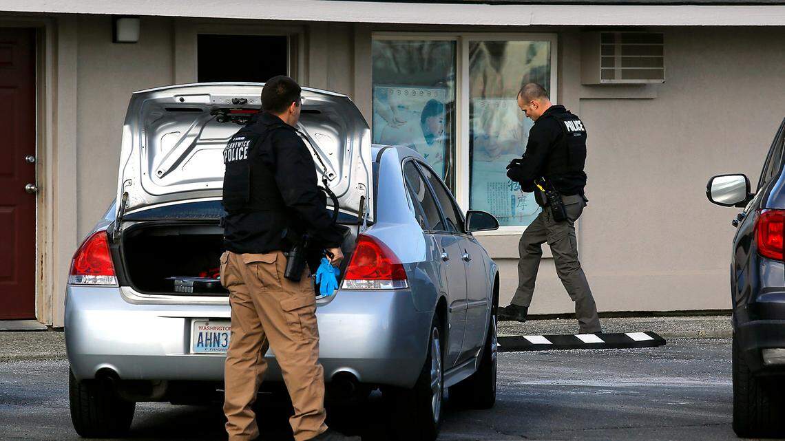 A new Kennewick ordinance will help police investigate and shut down illicit massage businesses. They searched a massage business at 6201 West Clearwater Ave. in March 2023.