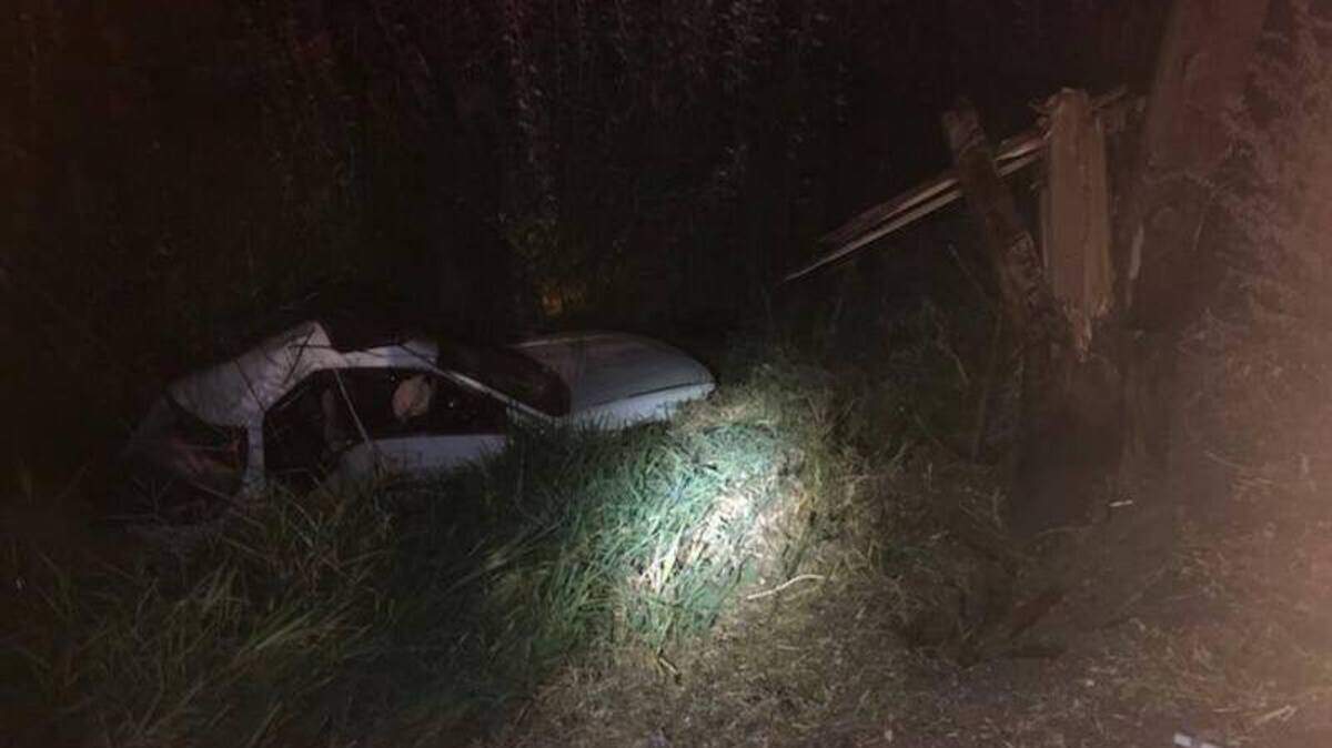 A 33-year-old man survived this crash with a power pole after losing control of his car in Benton City