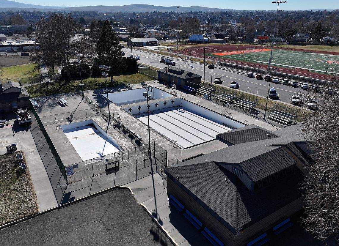 The Kenneth Serier swimming pool campus in downtown Kennewick.