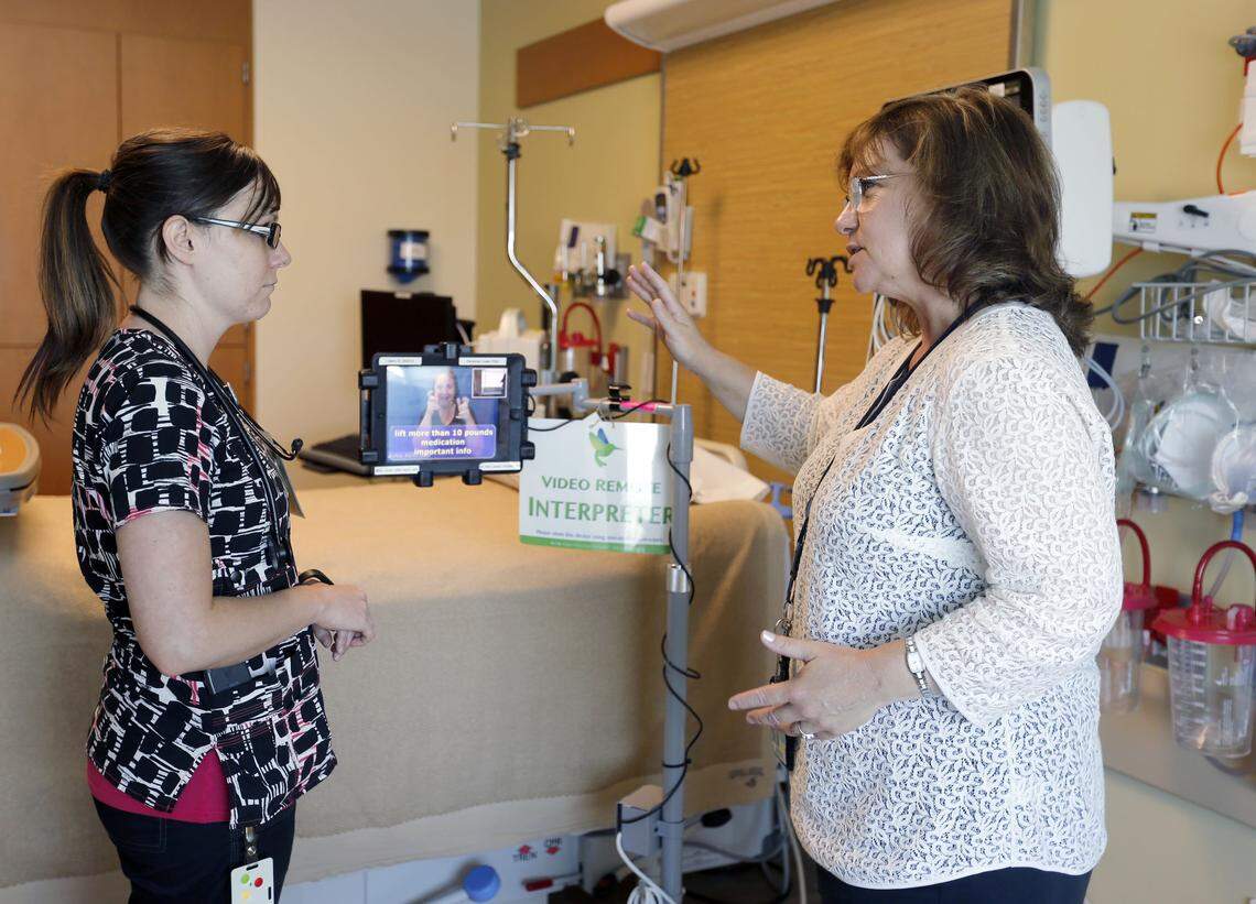 The Tri-City unemployment rate dropped to 4.1 percent in September, the lowest level since the current records began in 1990. Health services jobs were among the industries that grew. These nurses are at Trios Southridge Hospital in Kennewick.