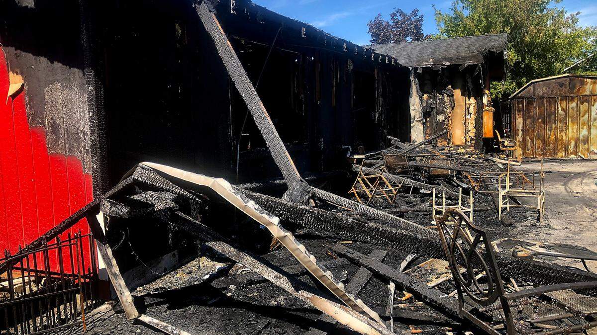 The backside and interior of a home at 721 43rd Way was heavily damaged by two-alarm fire Sunday morning in Pasco.