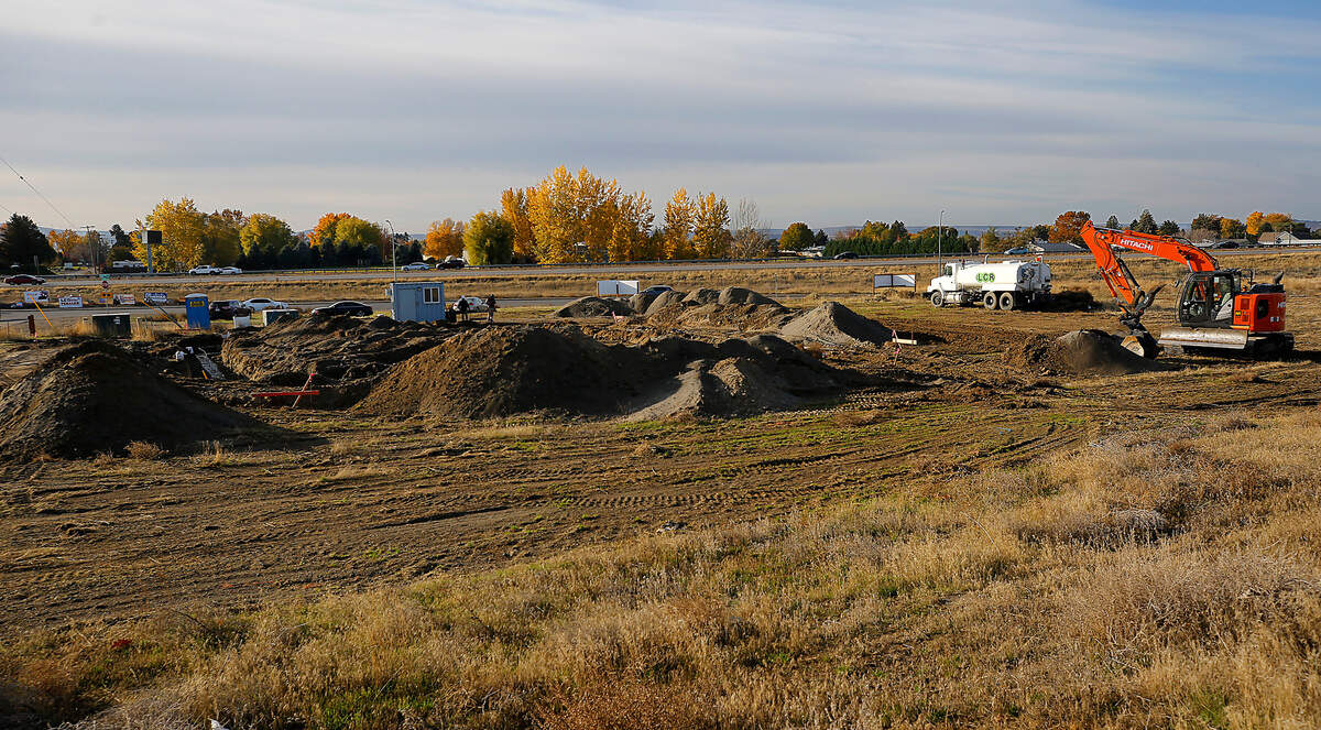 LCR Construction LLC has begun site work to construct a fueling station and convenience store with a drive-thru coffee/donut shop at the corner of Road 44 and Argent Street in West Pasco.