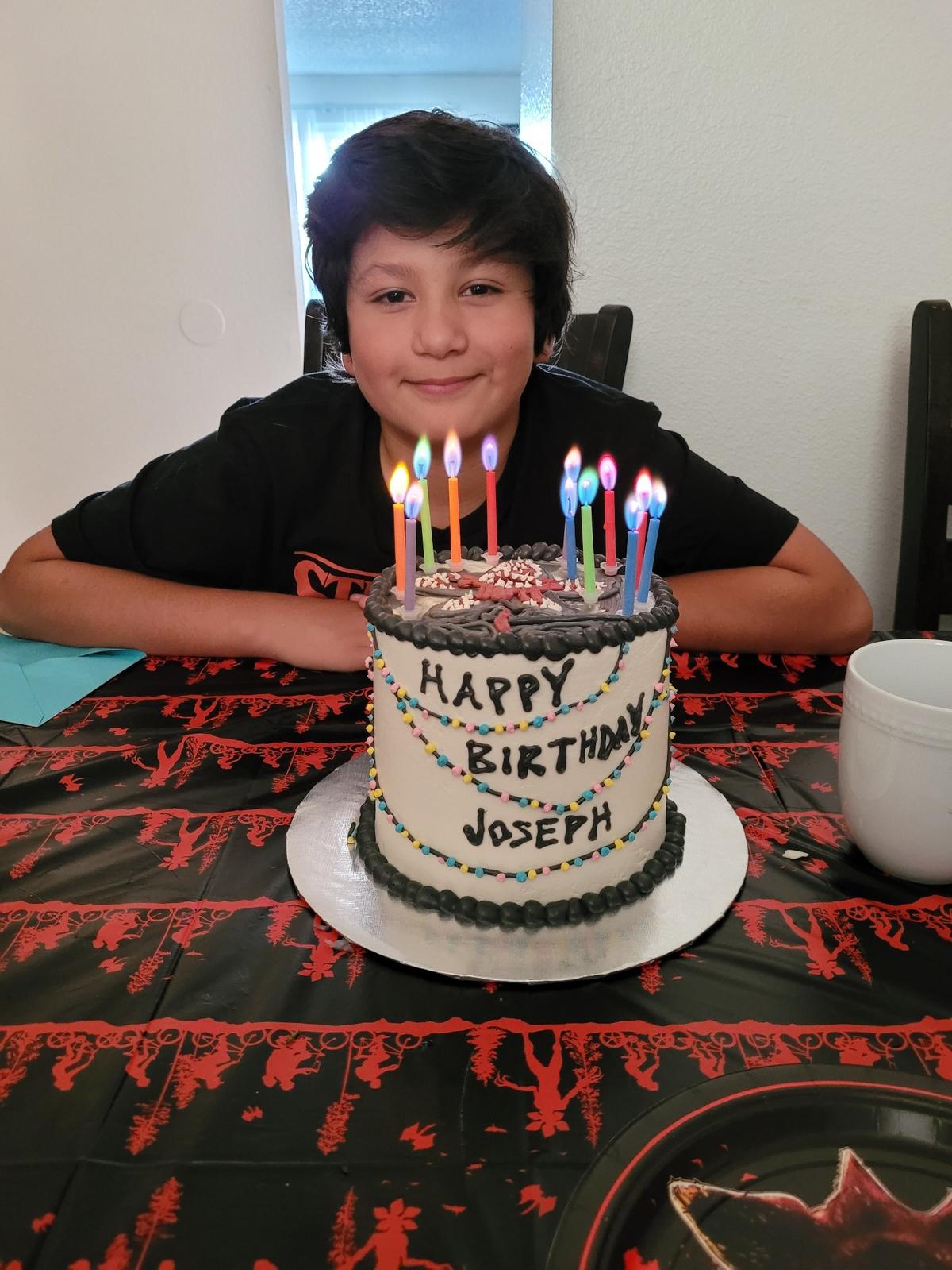 Joseph Martinez, seen here at one of his birthdays, was shot at a Kennewick home on Feb. 29, 2024, while he was with two other boys.