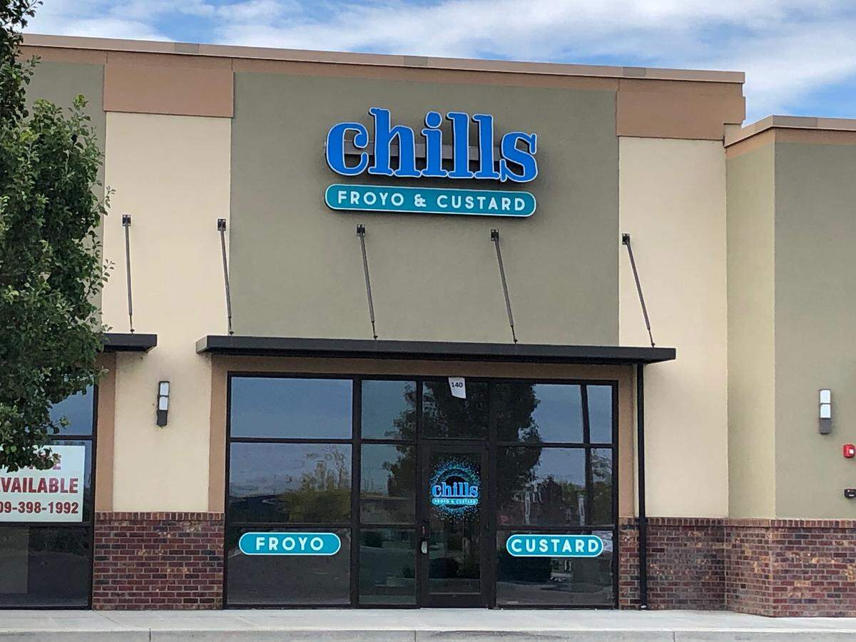 Tammi and Day Payton, of Kennewick, are preparing to open Chills Froyo & Custard at 2909 S. Quillan St., Ste. 140, near Fairchild Cinema at Canyon Lakes.
