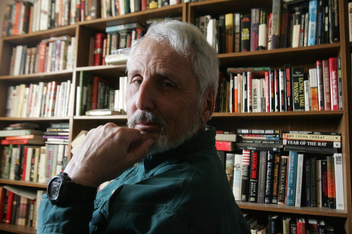 Larry Zeigler is pictured here after publishing an e-book called “Motion to Intervene.” A Marine in Vietnam, Zeigler was a police officer for five years before getting his law degree.