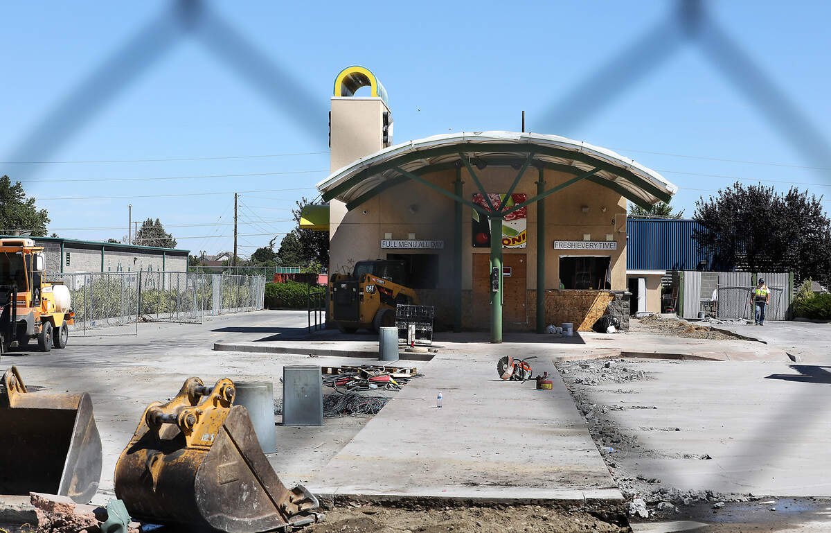 Demolition has started at the old Sonic fast food restaurant in Kennewick.