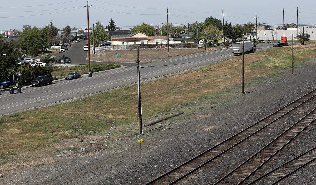 The body of Carlos Pimentel, a 27-year-old father missing for over a week, was found by his family in the trunk of his car along this section of South Fourth Avenue in Pasco. 