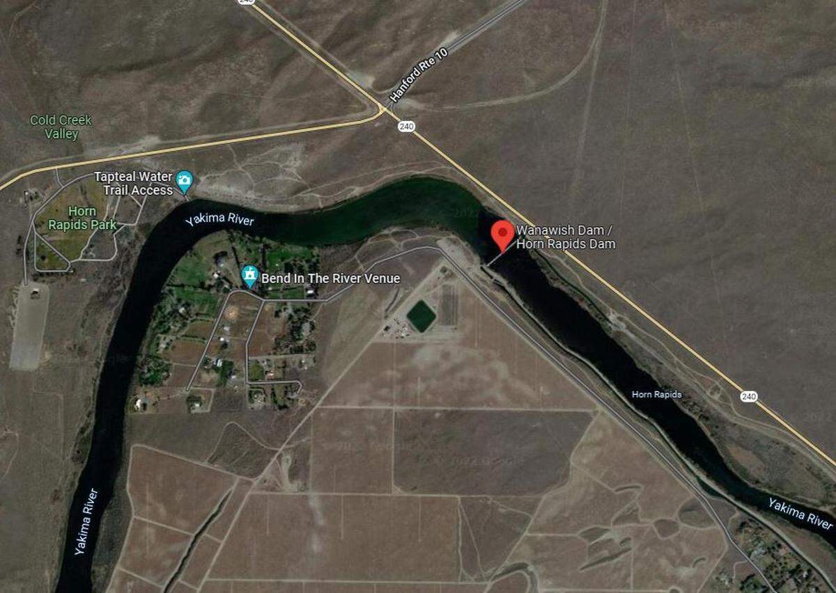 Rescuers are searching for a man who reportedly went into the river near the Wanawish Dam.