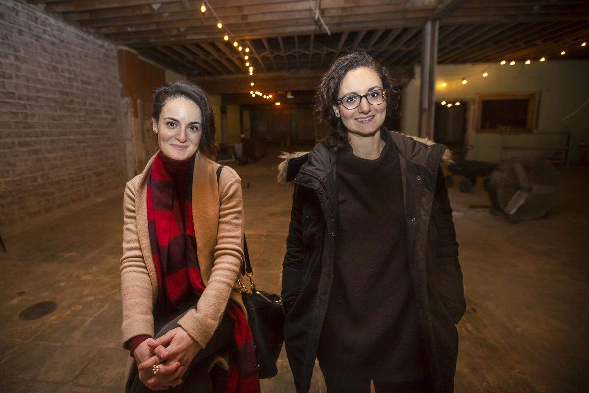 Sisters Elena Gavin, left and Concetta Gulluni are co-owners of Layered Cake Artistry will be opening their bakery at 117 W. in downtown Kennewick.