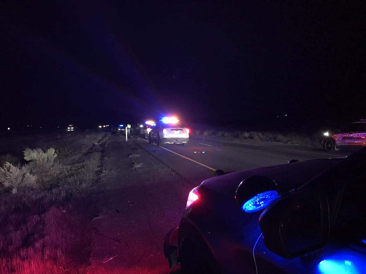 Two drivers died Sunday morning after a wrong-way crash on Interstate 82 between the Tri-Cities and Benton City, Wash.