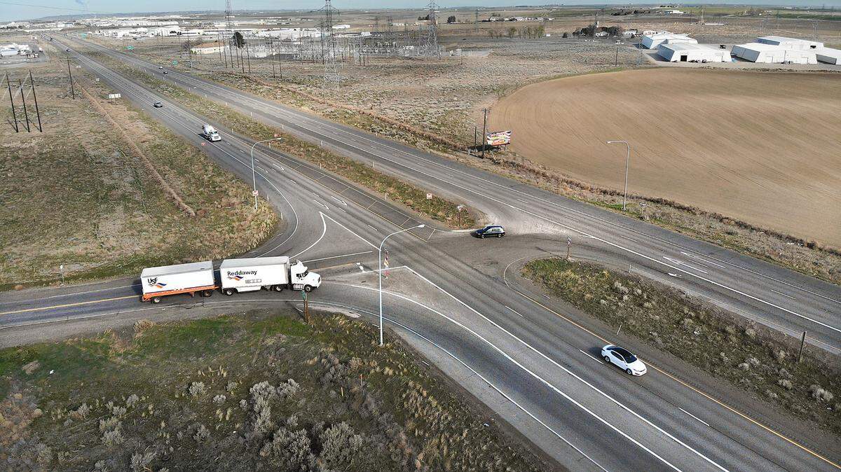 Highway traffic is shown in this file photo.