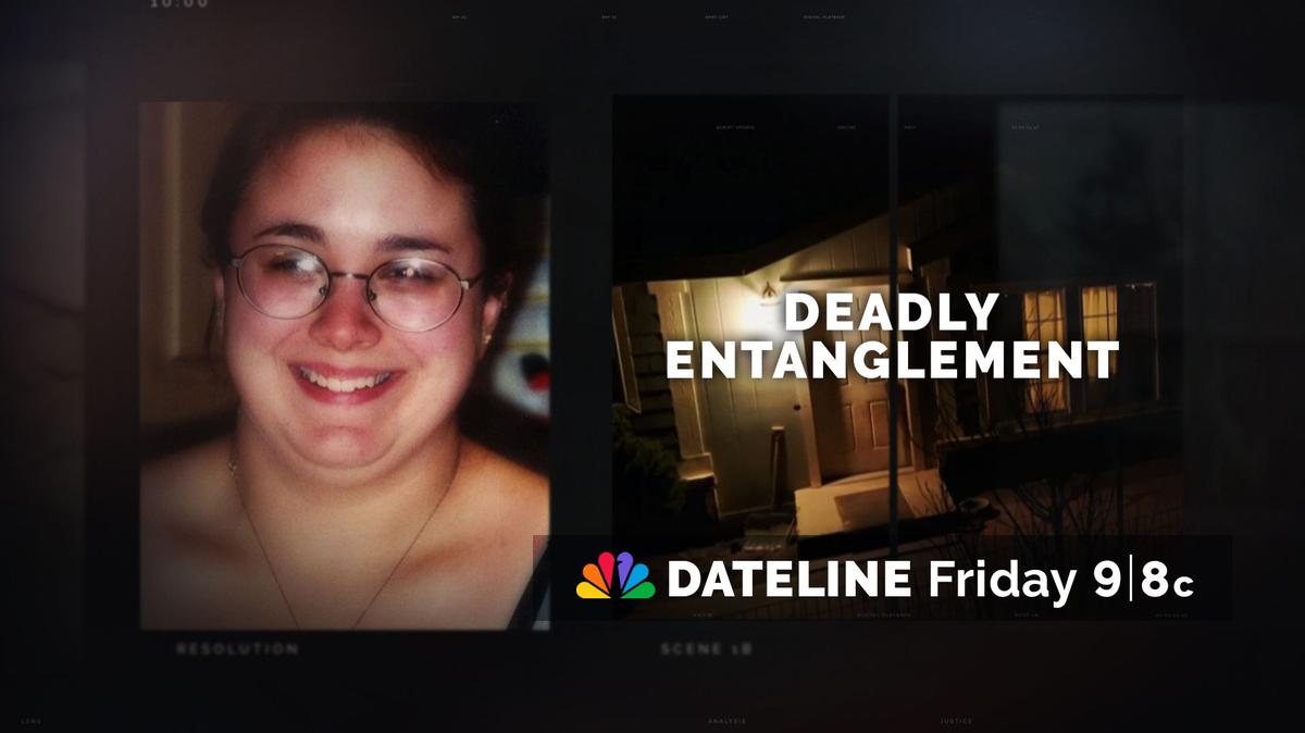 The promotional photo for the March 14 episode of NBC’s Dateline, “Deadly Entanglement,” covering the murder case of Desiree Sunford.