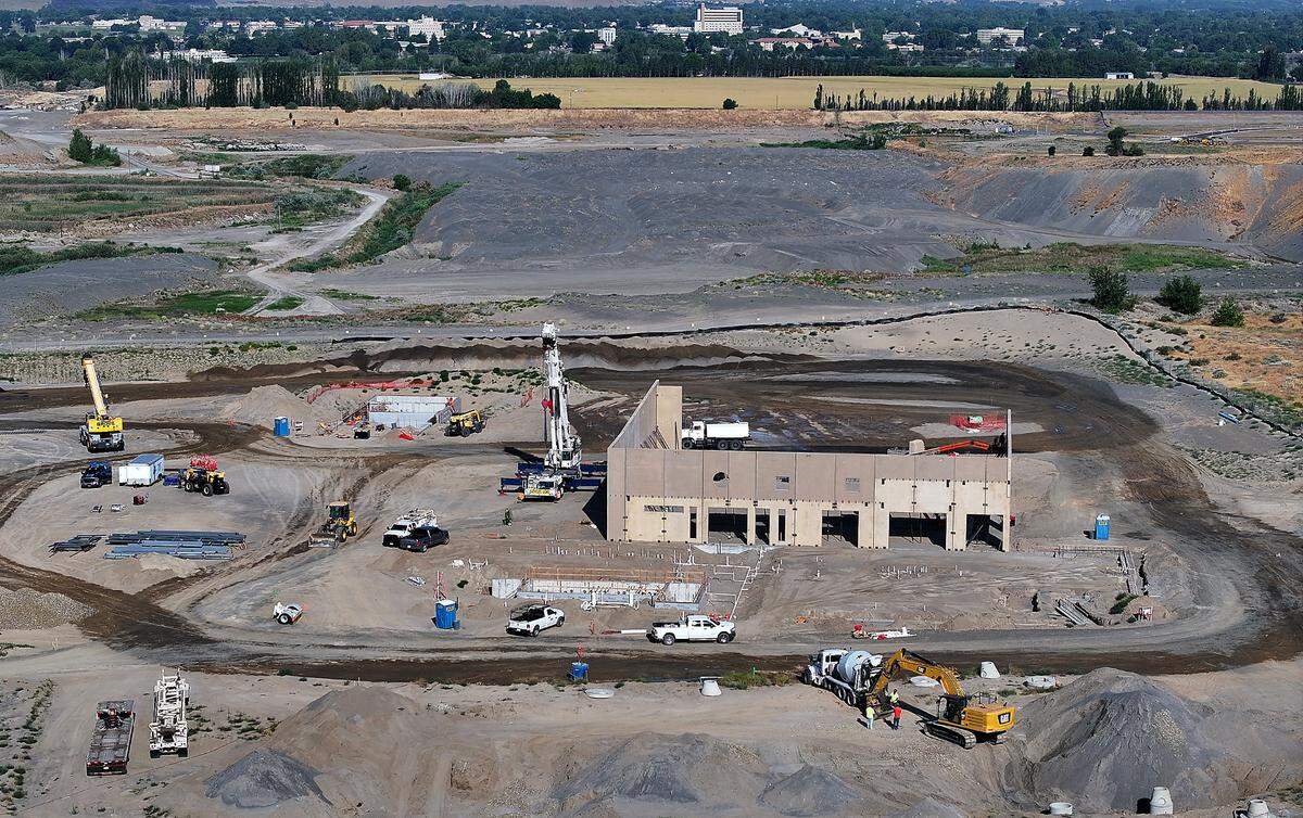 Walls have started going up, off future Road 108 in west Pasco, for a building on the campus of the new Pasco Aquatics Center.