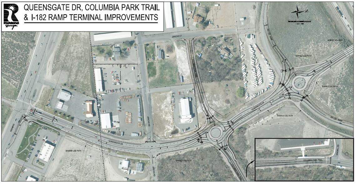 Queensgate Drive will be closed to traffic weeknights from 8 p.m. to 5:30 a.m. through Aug. 11 for construction.