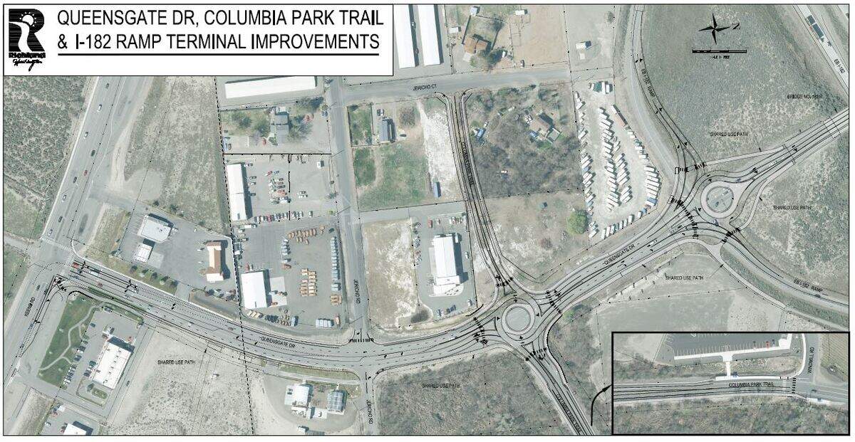 Queensgate Drive will be closed to traffic weeknights from 8 p.m. to 5:30 a.m. through Aug. 11 for construction.
