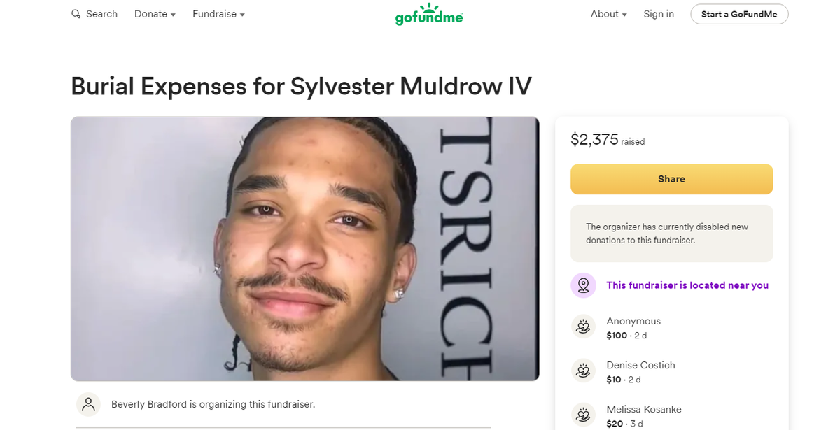 Sylvester “Lil Ves” Muldrow, 18, died in 2024 from an overdose. His death was attributed to Cocaethylene, a mix of alcohol and cocaine that can lead to fatal heart attacks.&nbsp;