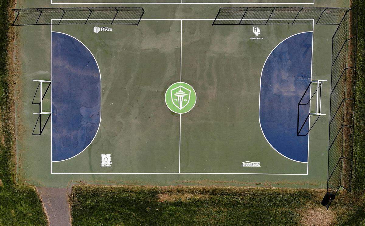The Seattle Sounders FC MLS team is making a visit to Pasco on September 29 to mark the opening of two new futsal courts. The All-Pasco Soccer Celebration will be held on Sunday from 1-4 p.m. at Kurtzman Park. The city partnered with the RAVE Foundation, the official charitable arm of the Seattle Sounders, to build the courts this summer.