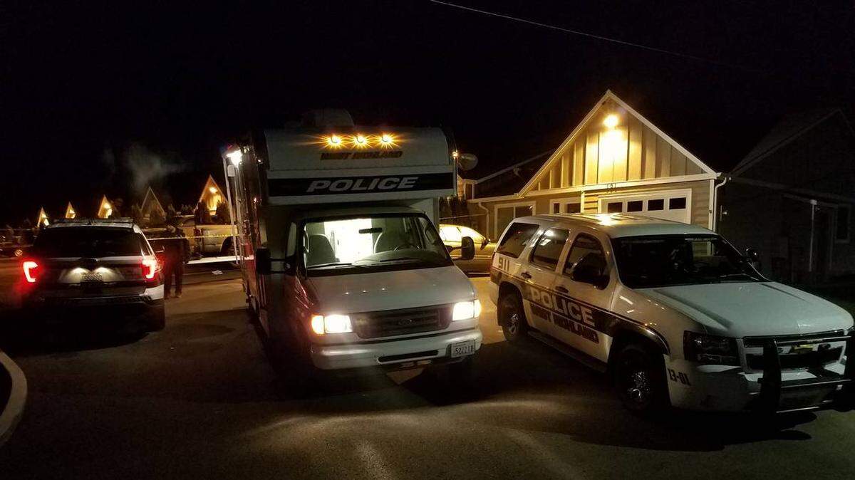 West Richland police responded to a report of a homicide at 1:30 a.m. Sunday and found the body of a woman.