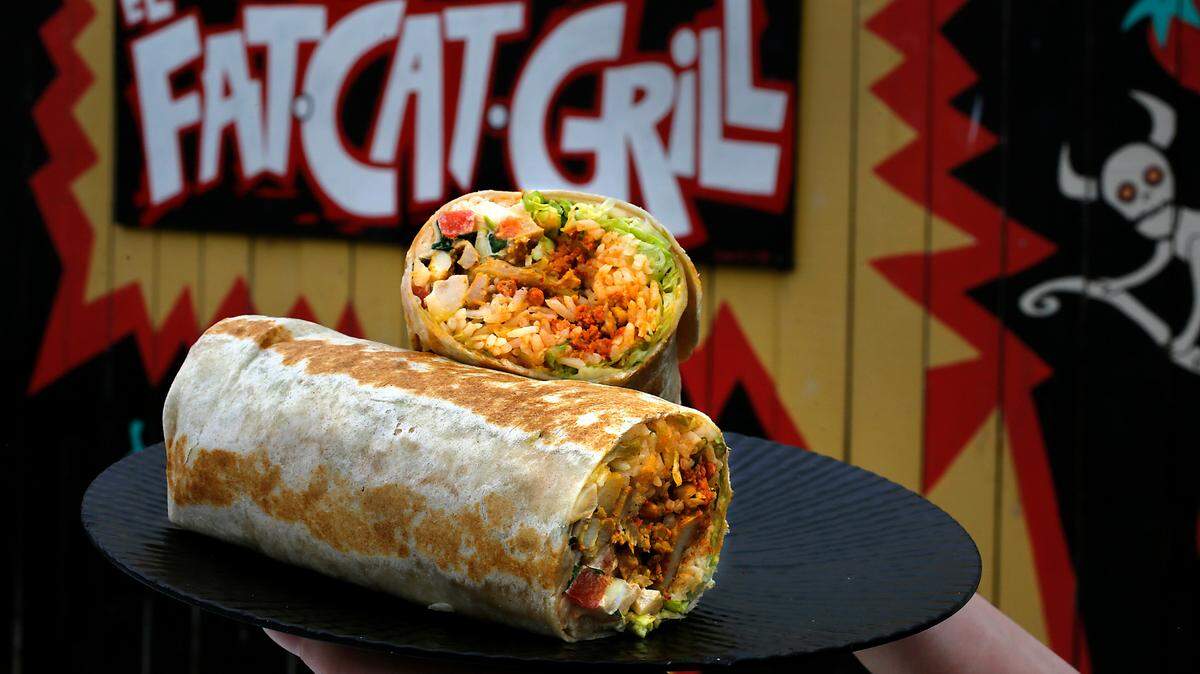 The burritos at El Fat Cat Grill in Kennewick have been voted the best in the state of Washington by Yelp.