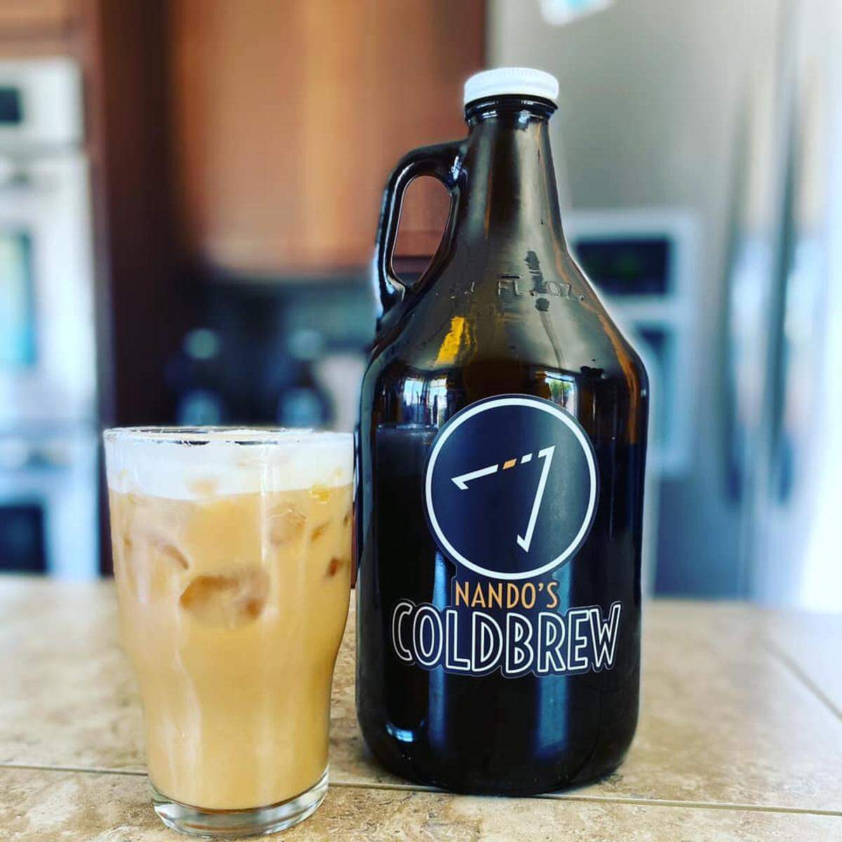 Nando’s Cold Brew coffee delivery service does doorstep dropoff to Tri-Cities area homes twice a week.