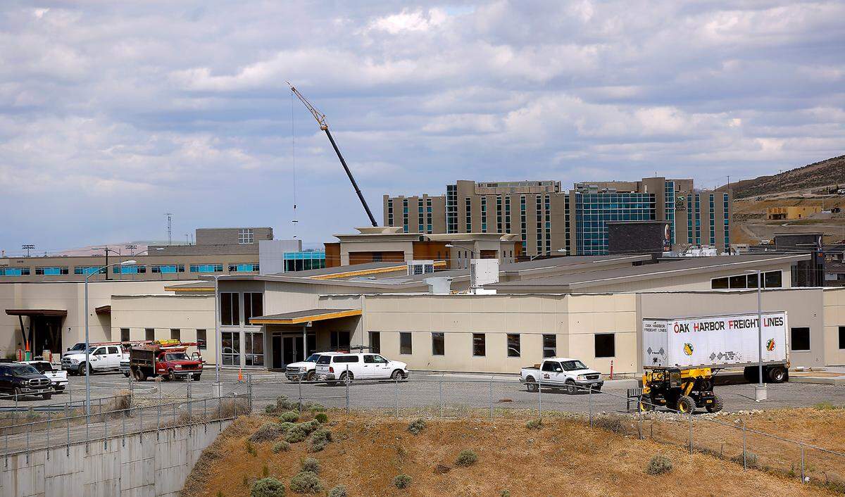 The new $3.5 million Z-Canyon Professional Building near the Zintel Canyon Dam in Kennewick is nearing completion for J-U-B Engineers.