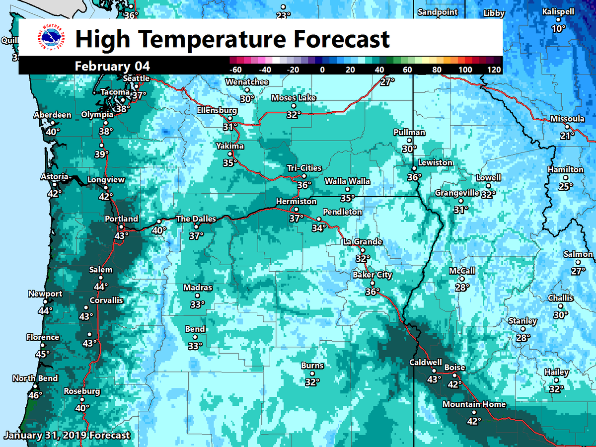 Warmer weekend temperatures won’t last. Temperatures will start to fall on Monday.